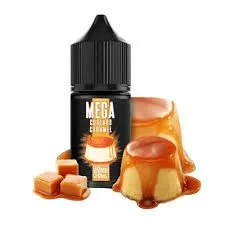 Mega Custard Caramel Salt Nicotine 30ml