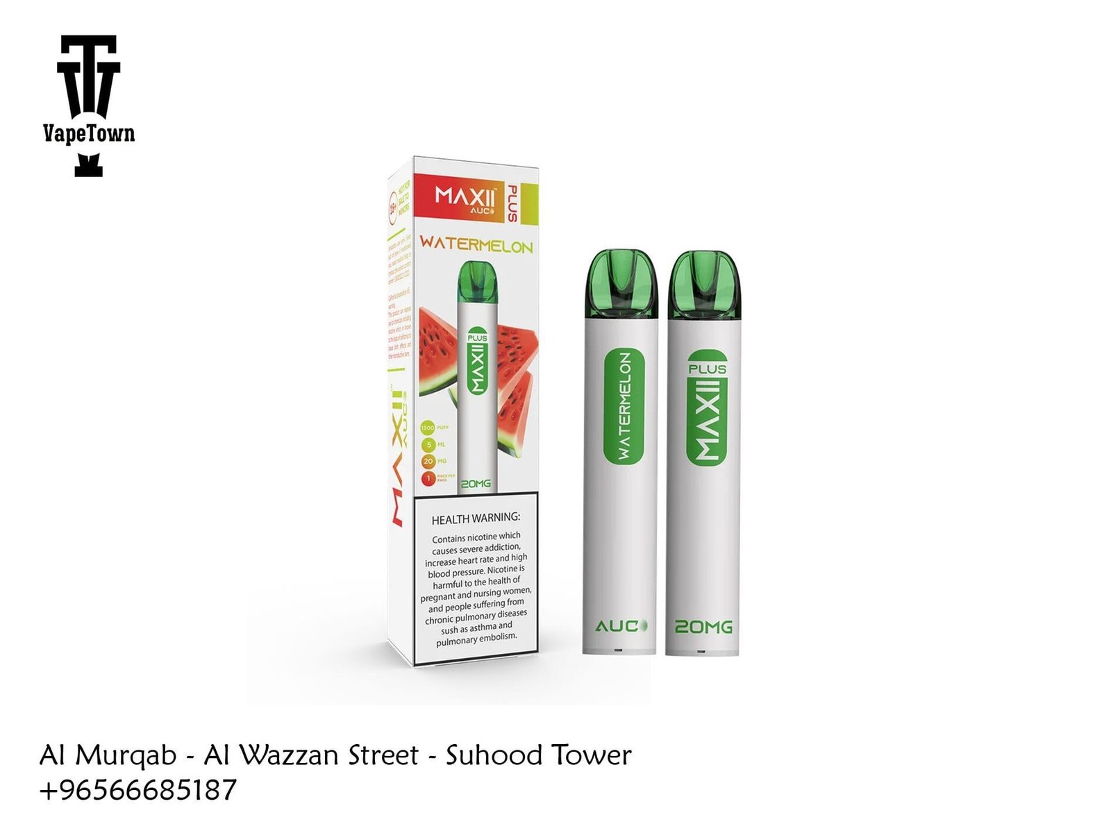 Maxii Plus MAXII PLUS 1500 Puffs - Vape Town